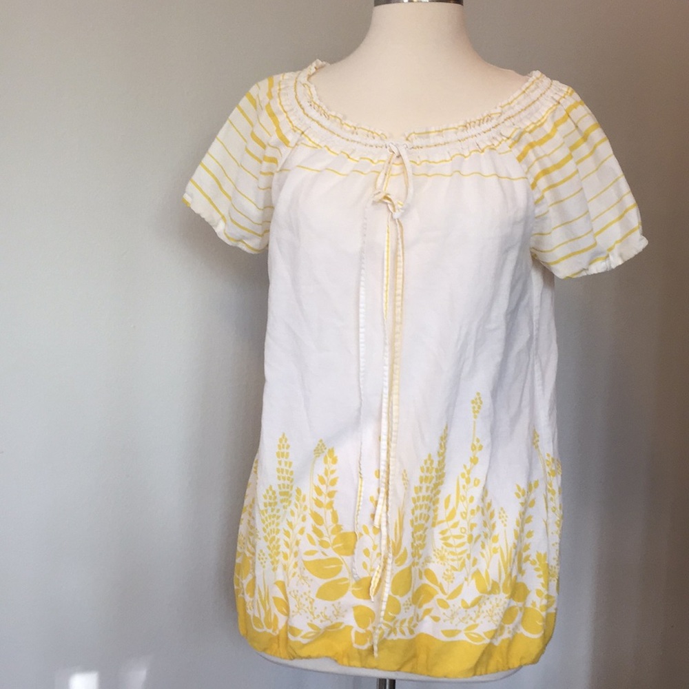 Patagonia women size s yellow blouse